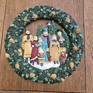 Christmas Carolers Wreath